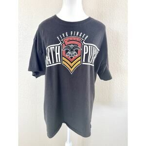 Five Finger Death Punch FFDP Chevron Military Might Logo Black T-shirt Sz Large
